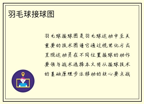 羽毛球接球图